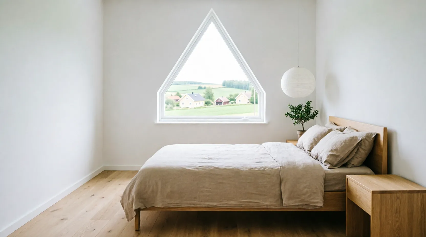 Треугольное окно