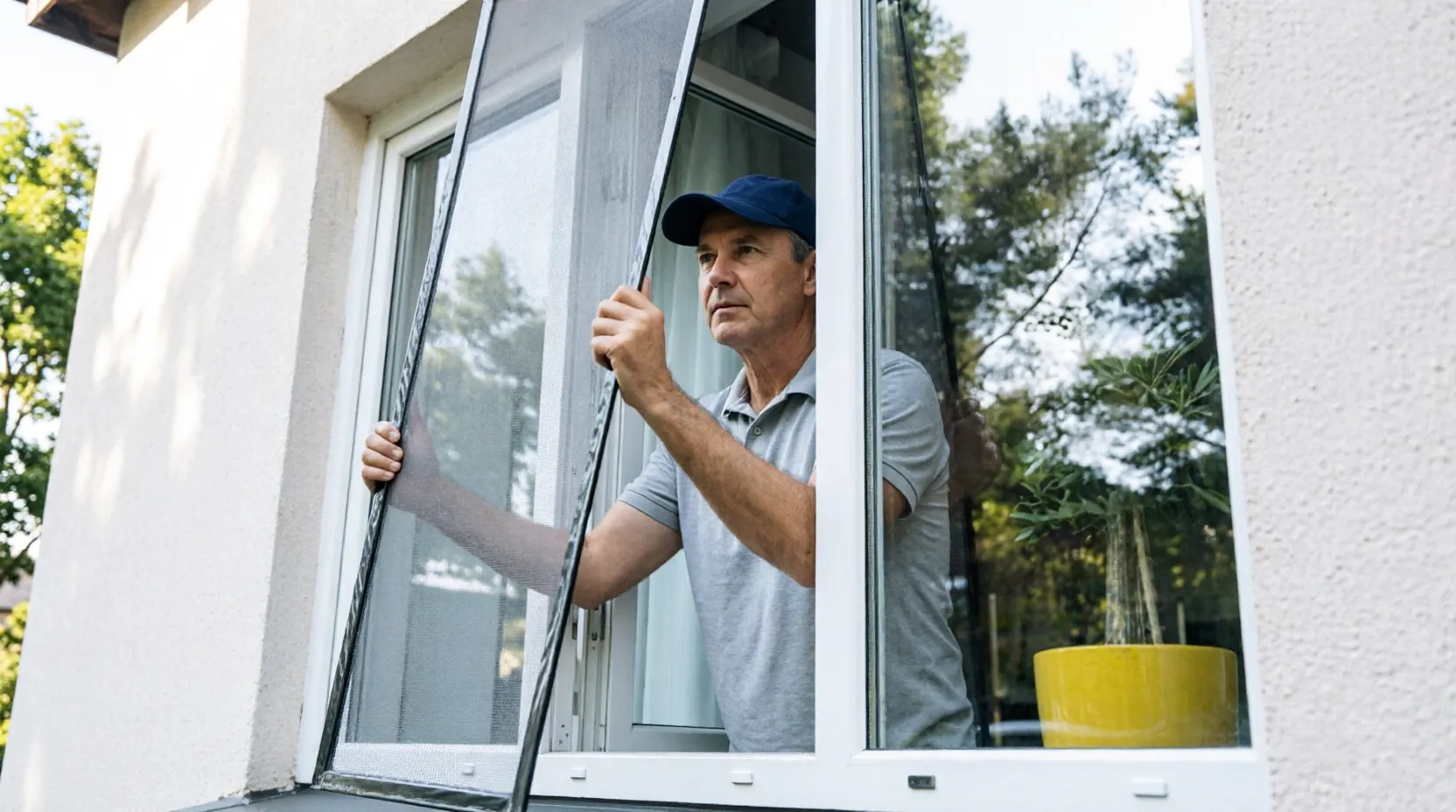 Москитные сетки на пластиковые окна в Алматы