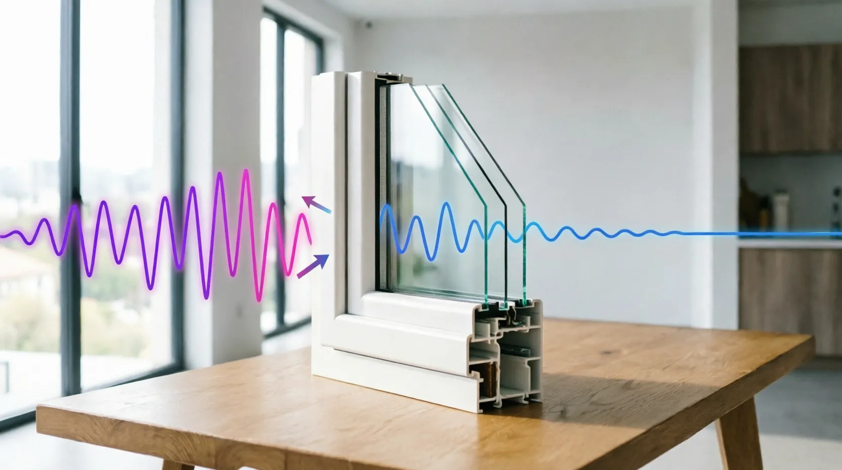 Шумозащитный стеклопакет